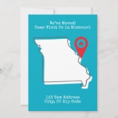 Faire-part Nous avons déménagé ! Venez nous rendre visite dan (Devant)