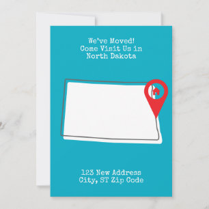 Faire-part Nous avons déménagé ! Venez nous rendre visite dan