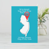 Faire-part Nous avons déménagé ! Venez nous rendre visite dan (Debout devant)