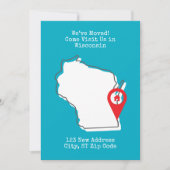 Faire-part Nous avons déménagé ! Venez nous rendre visite dan (Devant)