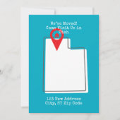 Faire-part Nous avons déménagé ! Venez nous rendre visite dan (Devant)