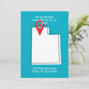 Faire-part Nous avons déménagé ! Venez nous rendre visite dan