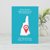 Faire-part Nous avons déménagé ! Venez nous rendre visite dan (Debout devant)