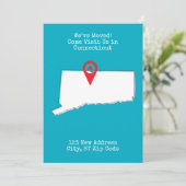 Faire-part Nous avons déménagé ! Venez nous rendre visite dan (Debout devant)