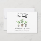 Faire-part Nous avons déplacé Boho Nouvelle adresse Déplaceme (Devant)