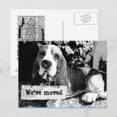 Faire-part Nous Avons Déplacé Carte Postale (Devant / Derrière)