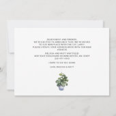 Faire-part Nous avons déplacé Chic Boho Moving (Dos)