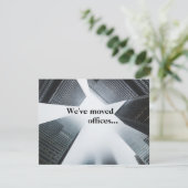 Faire-part Nous avons déplacé des bureaux Changement d'adress (Debout devant)
