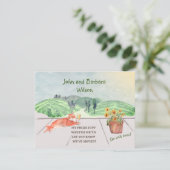 Faire-part Nous avons déplacé Fun Famille Chat Célèbre Déplac (Debout devant)