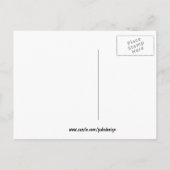 Faire-part Nous avons déplacé la carte postale (Dos)