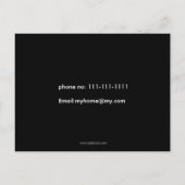 Faire-part nous avons déplacé la carte postale (Dos)