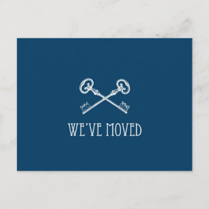 Faire-part Nous avons déplacé la carte postale