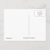 Faire-part Nous avons Déplacé la carte postale (Dos)