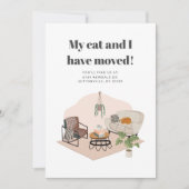 Faire-part Nous avons déplacé l'adresse Chic Moving (Devant)