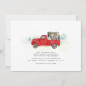 Faire-part Nous avons déplacé l'aquarelle Déplacer une nouvel (Dos)