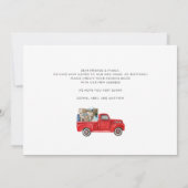 Faire-part Nous avons déplacé l'aquarelle Nouvelle adresse Dé (Dos)