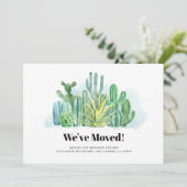 Faire-part Nous avons déplacé le changement d'adresse (Debout devant)