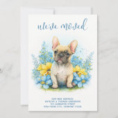 Faire-part Nous avons déplacé le Chien Chien Chien Chien Chie (Devant)