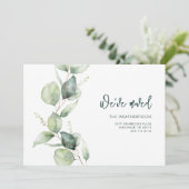 Faire-part Nous avons déplacé les eucalyptus en mouvement (Debout devant)