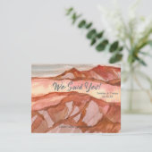 Faire-part Nous Avons Elopé Death Valley Outdoor Adventure (Debout devant)