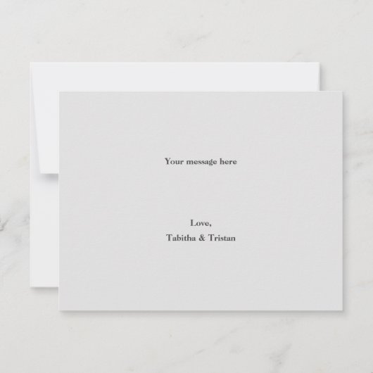 Faire-part Nous Avons Elopé Death Valley Outdoor Adventure (Dos)