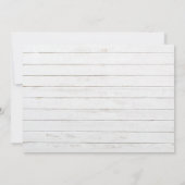 Faire-part Nous avons Elopé manuscrit Mariage Décontracté pho (Dos)