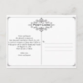 Faire-part NOUS AVONS FAIT - carte postale customisée de (Dos)