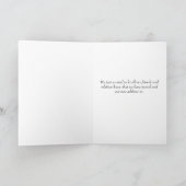 Faire-part Nous avons Moved Card avec papillons et Chevron. (Intérieur)