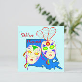 Faire-part Nous avons Moved Moved Louisiana La Nouvelle Orléa (Debout devant)