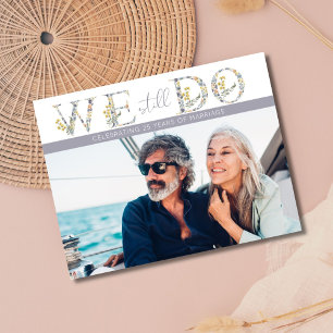 Faire-part Nous continuons à Vow Renouveler la photo Enregist