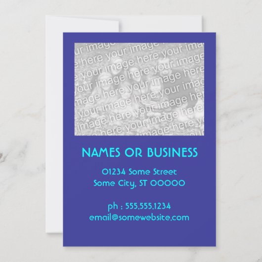 Faire-part nous déménageons à cali (Dos)