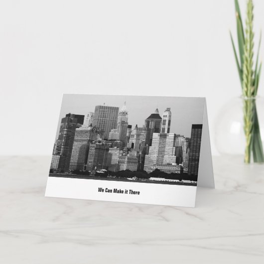 Faire-part Nous déménageons à New York (Devant)