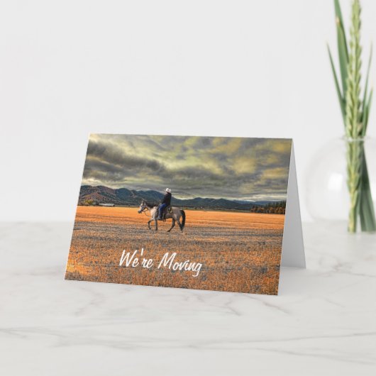 FAIRE-PART NOUS DÉPLAÇONS (Devant)