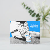 Faire-part Nous Déplaçons La Carte Postale (Debout devant)