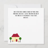 Faire-part Nous Déplaçons Une Nouvelle Adresse Modifiable (Dos)