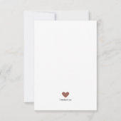 Faire-part Nous Faisons Toujours Nouveau Mariage Date Faire-p (Dos)