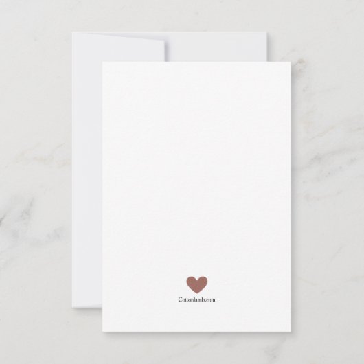 Faire-part Nous Faisons Toujours Nouveau Mariage Date Faire-p (Dos)