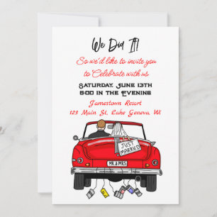 Faire-part Nous L'Avons Fait   Nous Avons Été Elopés   Marié