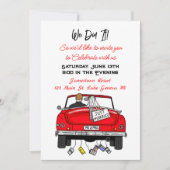 Faire-part Nous l'avons fait | Nous nous sommes enfuis | Nous (Devant)