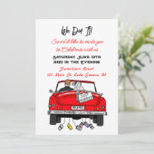 Faire-part Nous l'avons fait | Nous nous sommes enfuis | Nous (Debout devant)