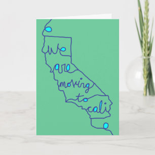 Faire-part nous nous déplaçons au cali