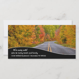 Faire-part Nous nous dirigeons vers le nord sur la scène rout