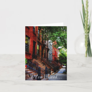 Faire-part Nous nous sommes déplacés…