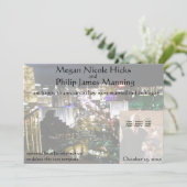 Faire-part Nous nous sommes mariés à Las Vegas Nevada Photo F (Debout devant)