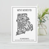 Faire-part Nous sommes allés à Rhode Island State Floral Mand (Debout devant)