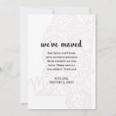 Faire-part Nous sommes allés au Mississippi State Floral Mand (Dos)