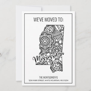 Faire-part Nous sommes allés au Mississippi State Floral Mand