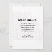 Faire-part Nous sommes allés au Missouri State Floral Mandala (Dos)