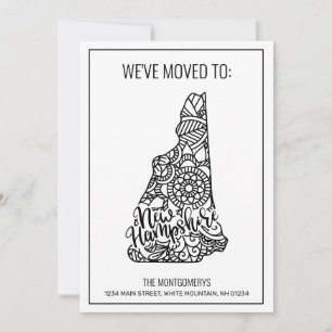 Faire-part Nous sommes allés au New Hampshire State Floral Ma