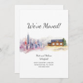 Faire-part Nous sommes allés au pays en mouvement (Devant / Derrière)